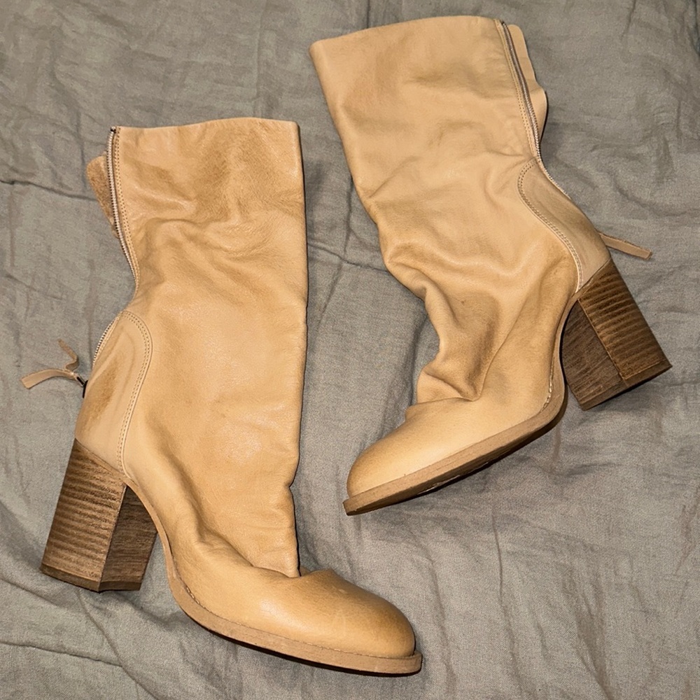 Free People ELLE BLOCK HEEL BOOT 👢
